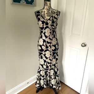 Calvin Klein sequin gown.